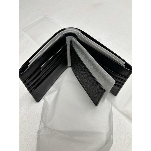 Michael Kors 2 Piece Cooper Logo Passcase Adm/PL Blue Wallet MSRP $198 NEW - Picture 13 of 15